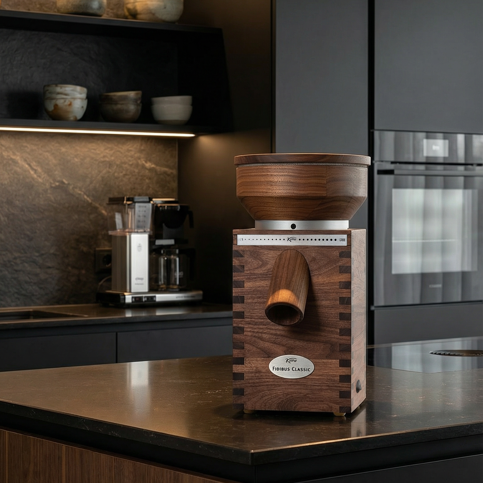 Getreidemühle Fidibus Classic Schwarznuss