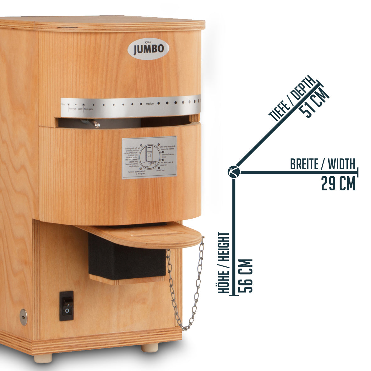 Getreidemühle Jumbo